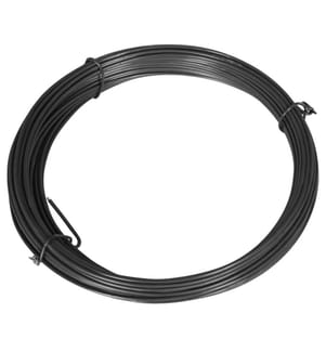 Zaun-Bindedraht 25 m 1,4/2 mm Stahl Grau
