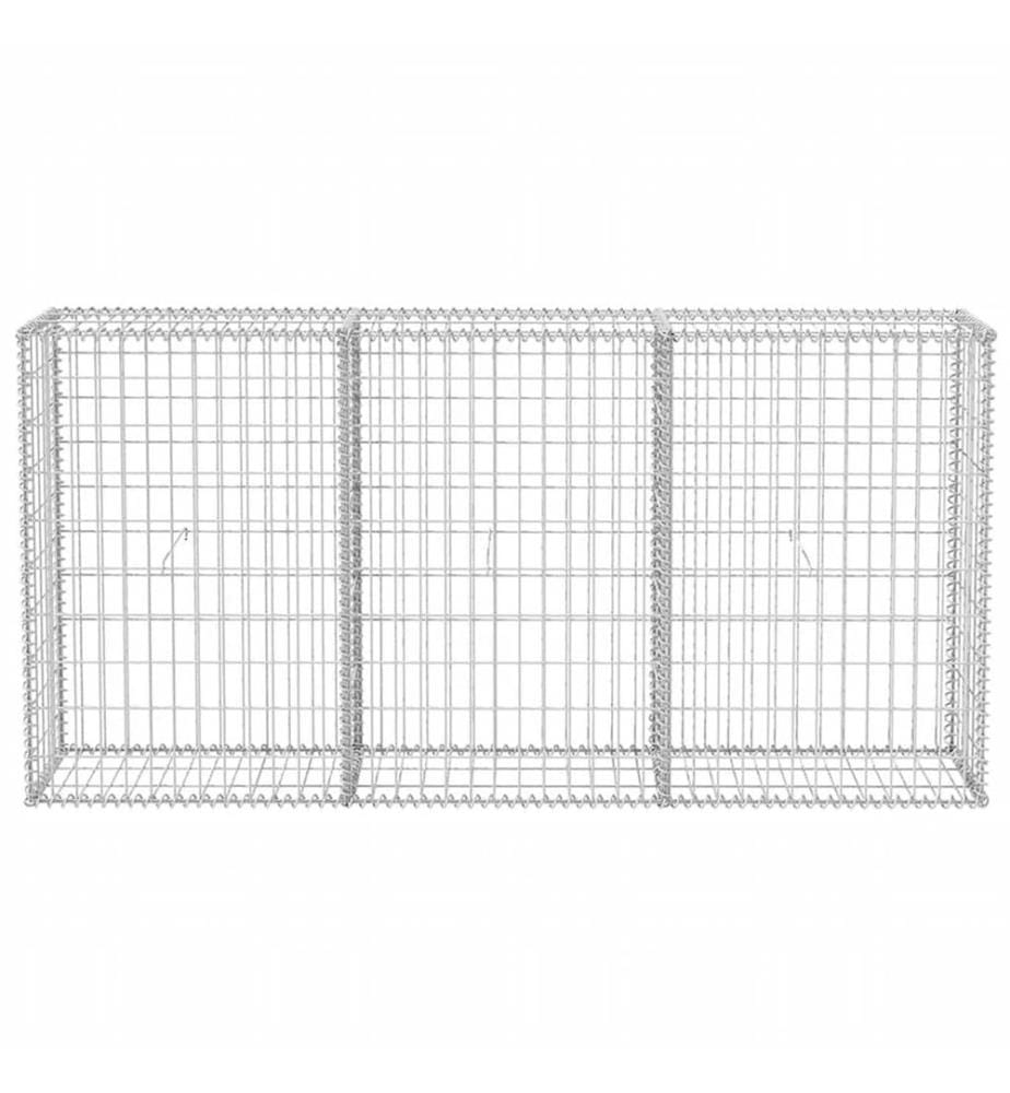 Panier de gabion Acier galvanisé 200x30x100 cm
