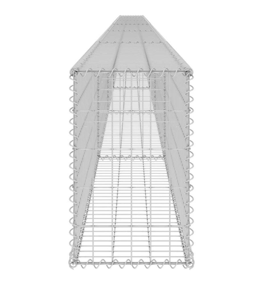 Mur en gabion avec couvercles Acier galvanisé 900x30x50 cm