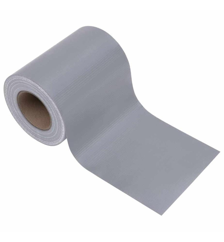 Garten-Sichtschutz PVC 35x0,19 m Matt-Hellgrau