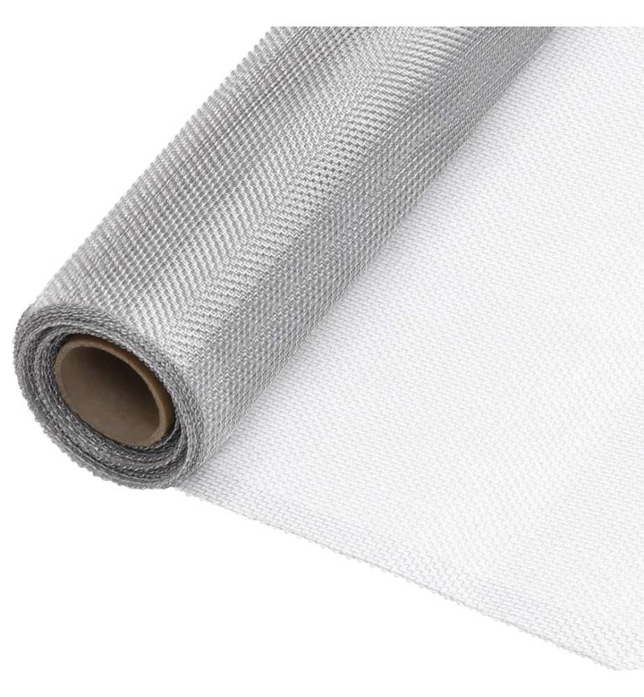 Fliegengitter Aluminium 100x2000 cm Silbern