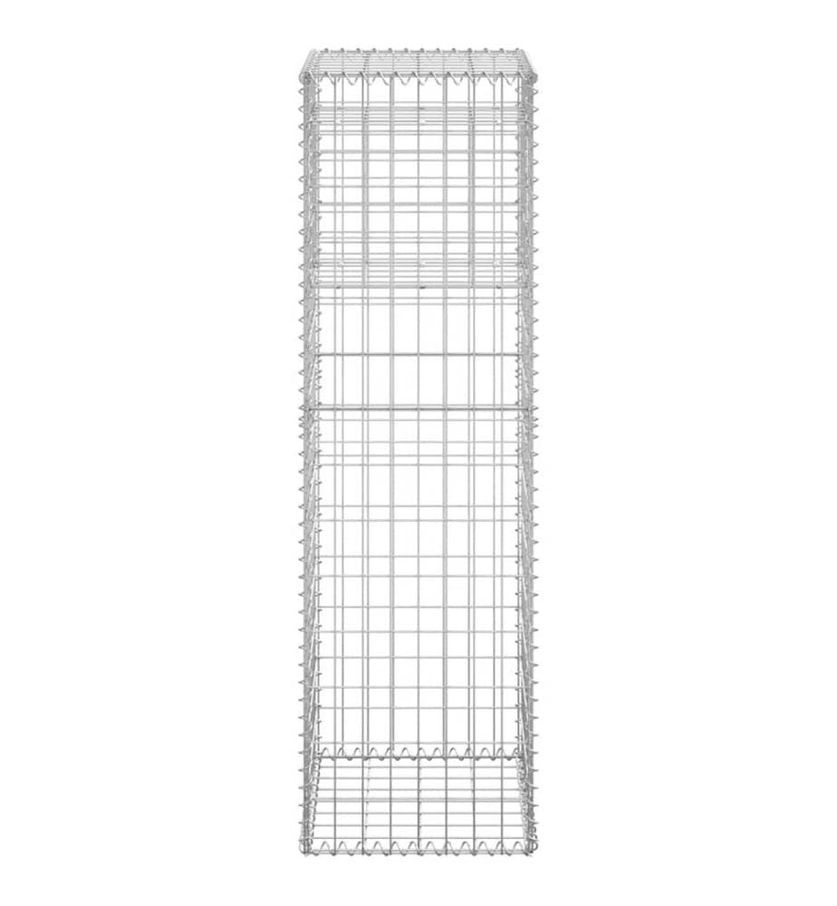 Gabionensäule 40x40x140 cm Eisen