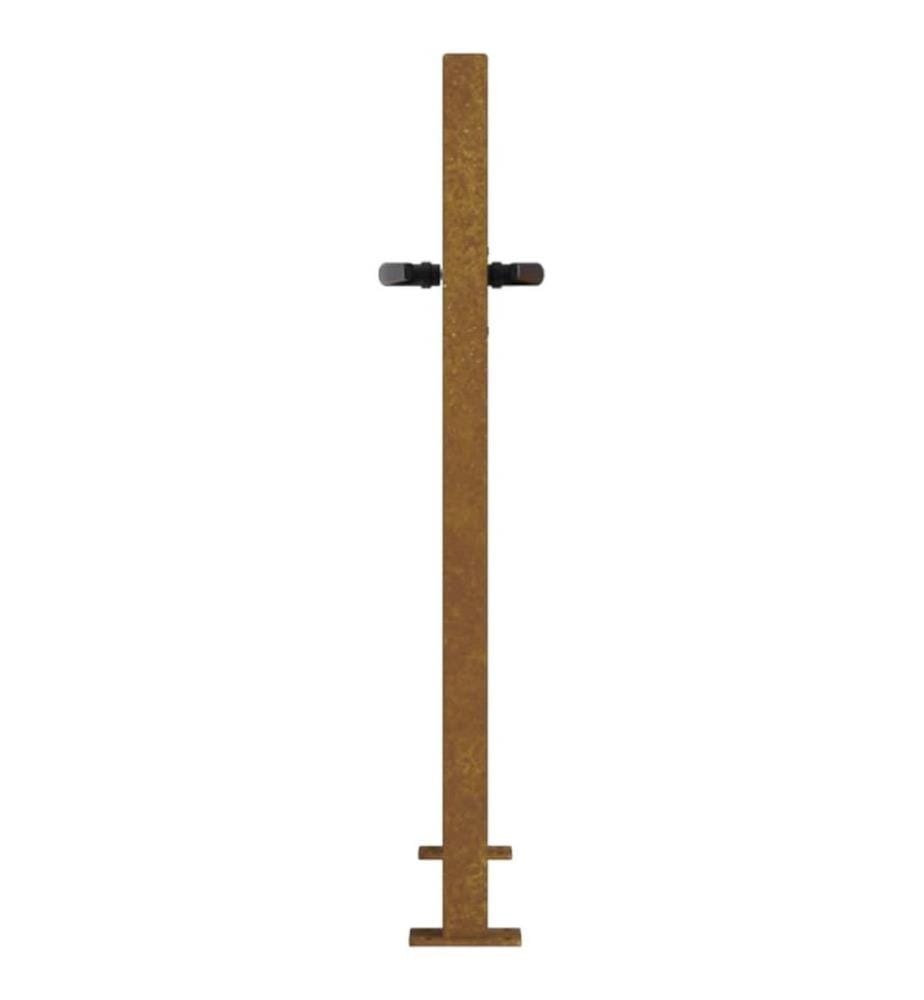 Gartentor 100x75 cm Cortenstahl Baumdesign