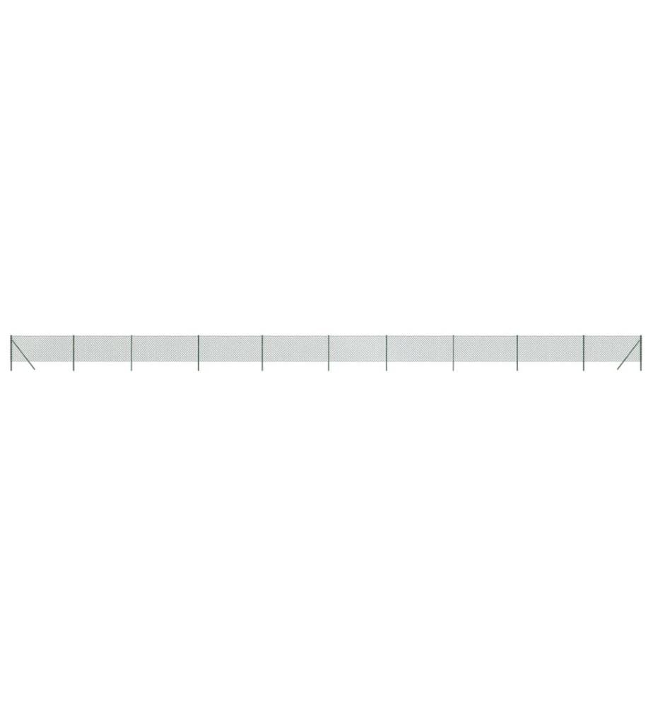 Maschendrahtzaun Grün 0,8x25 m