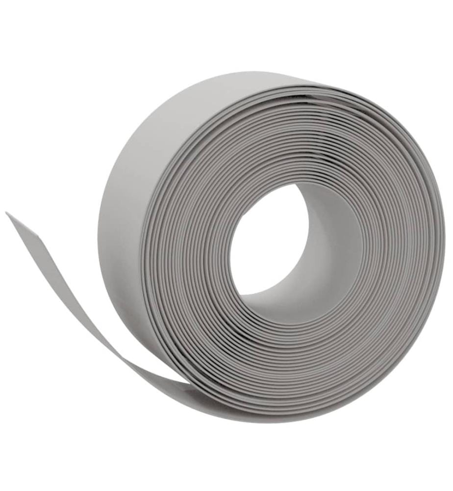 Rasenkante Grau 10 m 20 cm Polyethylen