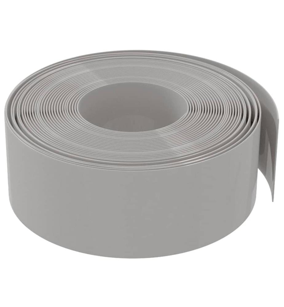 Rasenkante Grau 10 m 20 cm Polyethylen