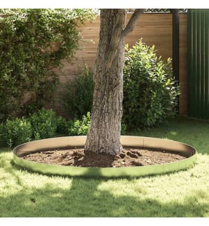 Flexible Rasenkante 20-er Set Verzinkter Stahl 100x14 cm