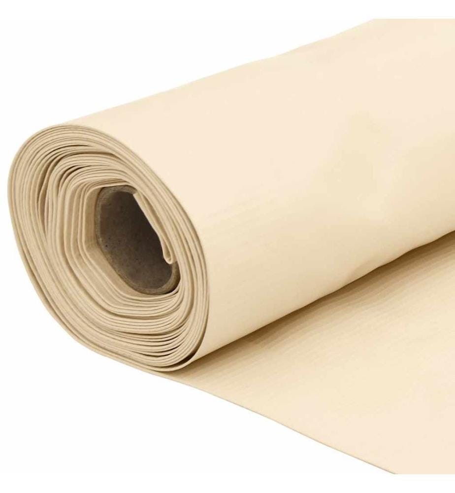 Écran d'intimité de balcon crème 400x75 cm PVC