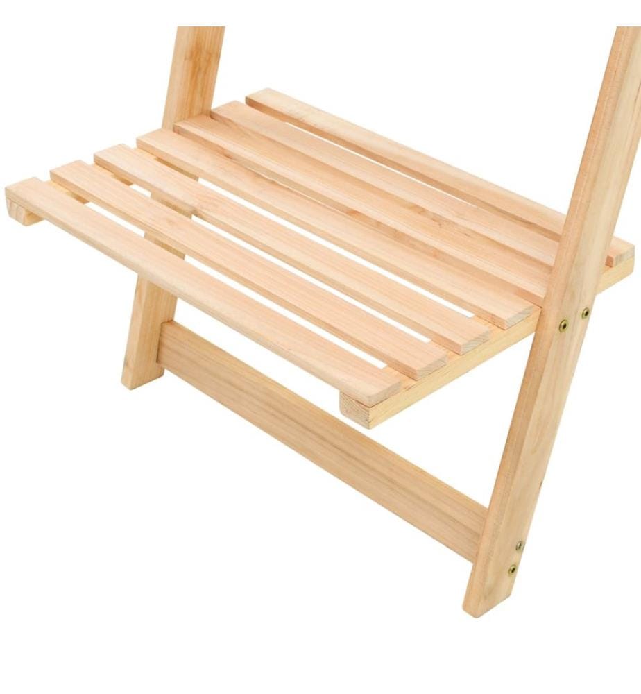 Leiterregal Zedernholz 41,5x30x176 cm