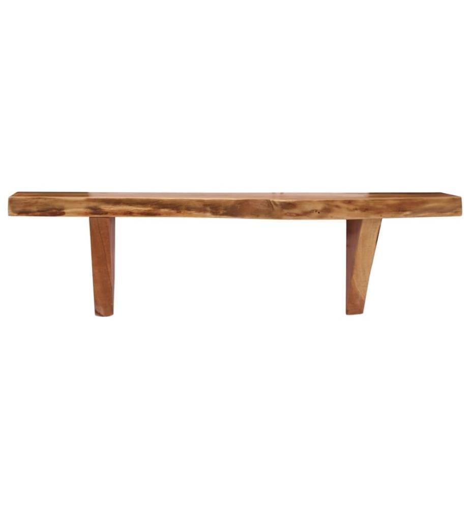 Wandregale 2 Stk. 60 x 20 x 18 cm Massivholz Akazie