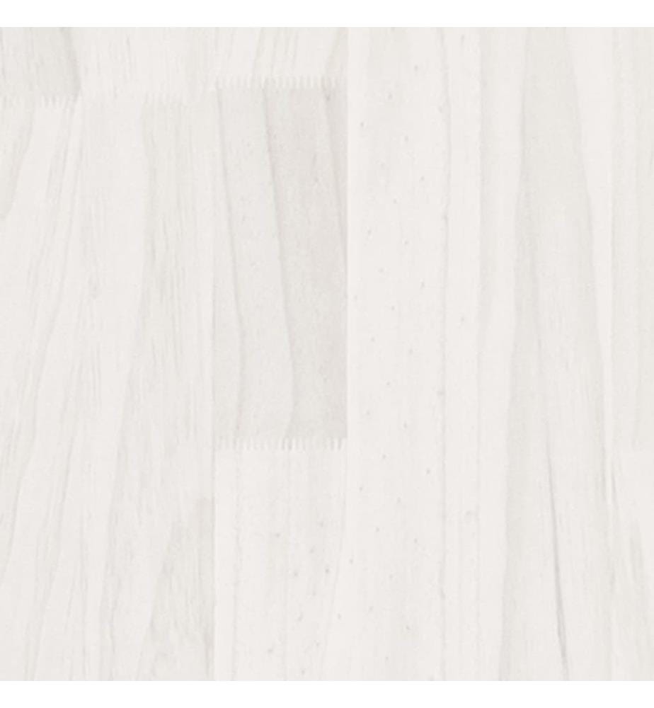 Bibliothèque à 5 niveaux Blanc 80x30x175 cm Bois de pin