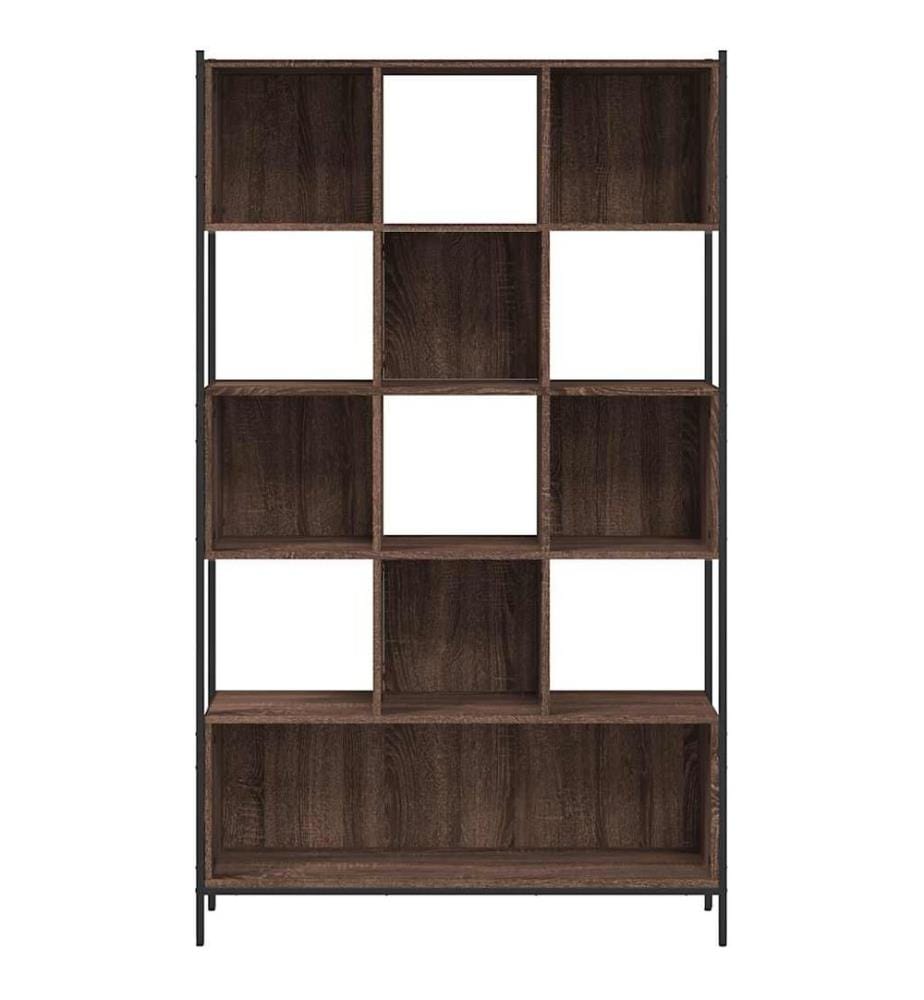 Bücherregal Braun Eichen-Optik 102x28x172 cm Holzwerkstoff