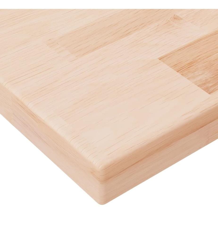 Regalboden 80x20x2,5 cm Unbehandeltes Massivholz Eiche