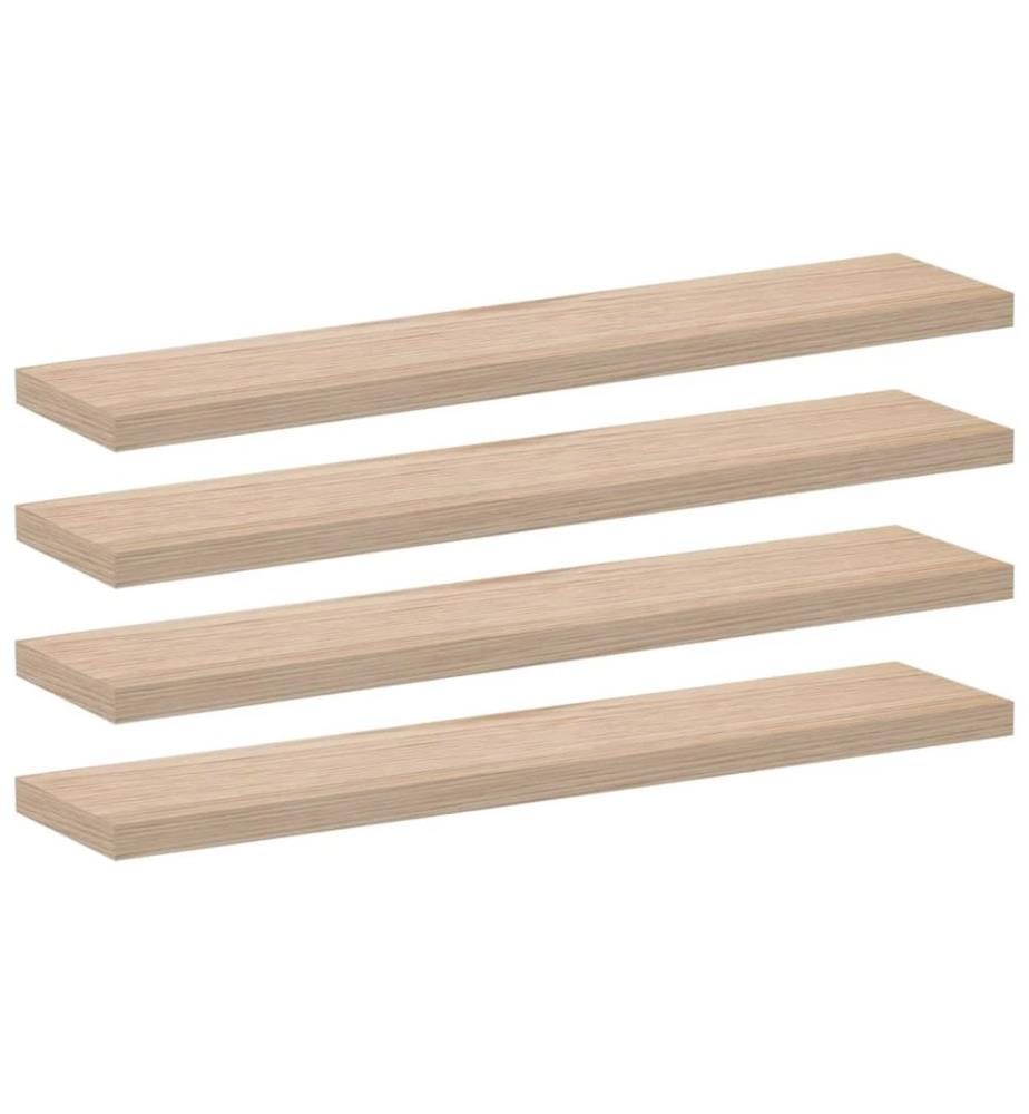 Schweberegale 4 Stk. 110x23,5x4 cm Holzwerkstoff