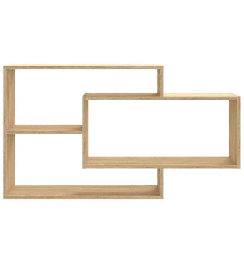 Wandregale Sonoma-Eiche 104x20x58,5 cm Holzwerkstoff