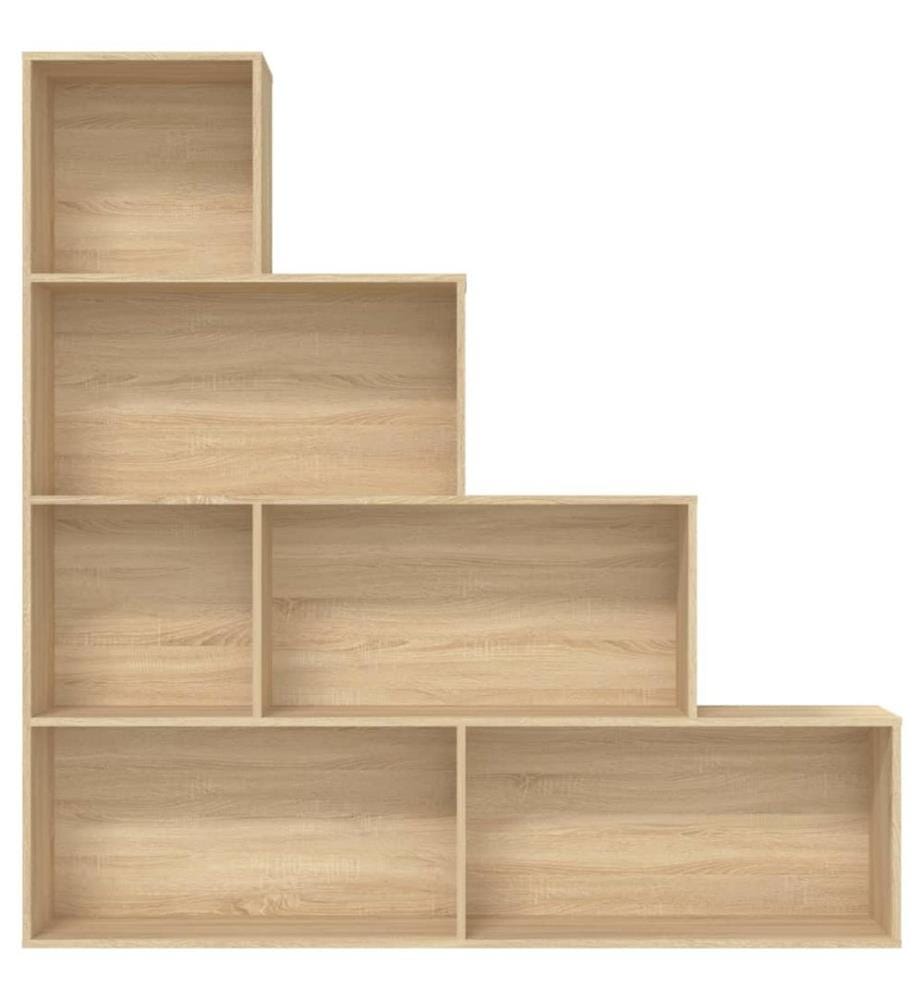 Bücherregal/Raumteiler Sonoma-Eiche 155x24x160 cm Holzwerkstoff