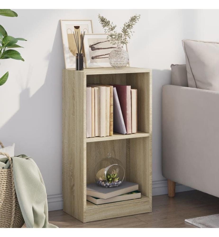 Bücherregal Sonoma-Eiche 40x24x75 cm Holzwerkstoff