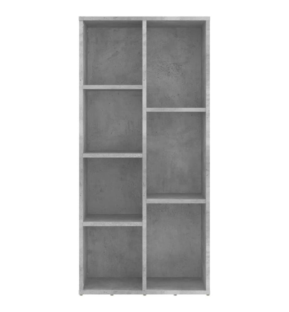 Bücherregal Betongrau 50x25x106 cm Holzwerkstoff