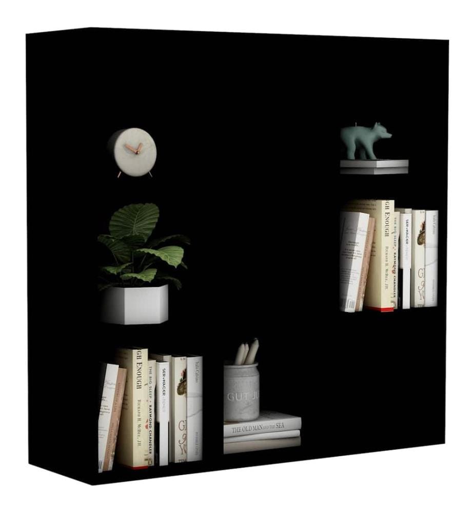Bücherregal Schwarz 98x29x97,5 cm Holzwerkstoff