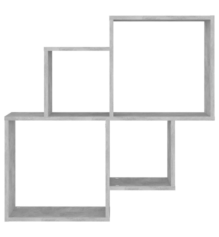Würfelregal Betongrau 80x15x78,5 cm Holzwerkstoff