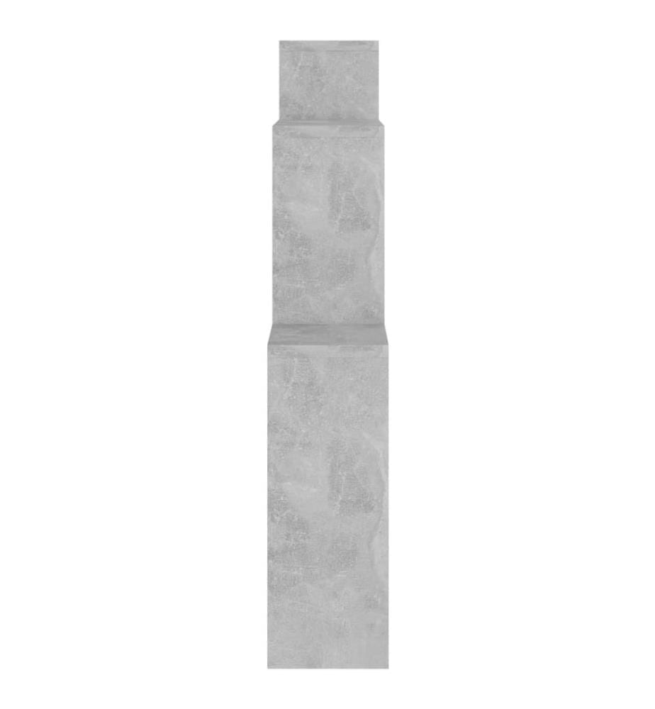 Würfelregal Betongrau 80x15x78,5 cm Holzwerkstoff