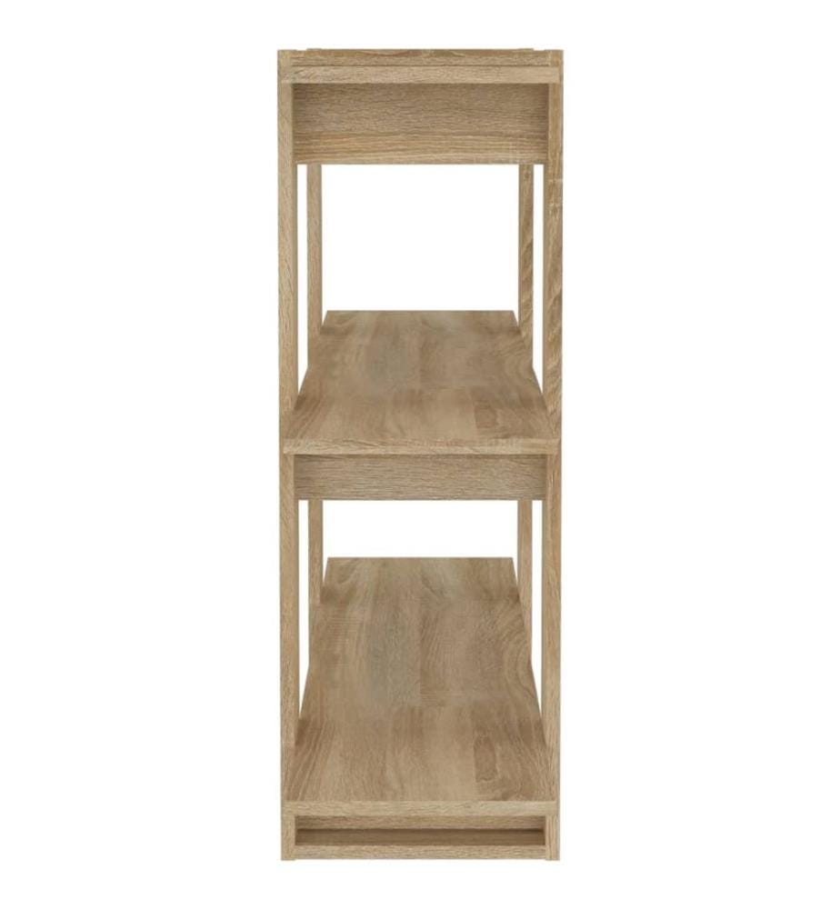 Bücherregal/Raumteiler Sonoma-Eiche 100x30x87 cm