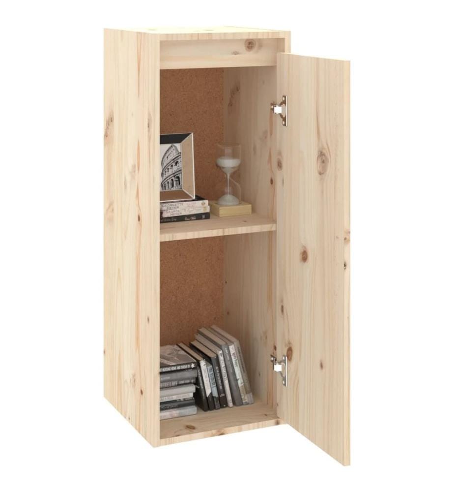 Wandschrank 30x30x80 cm Massivholz Kiefer