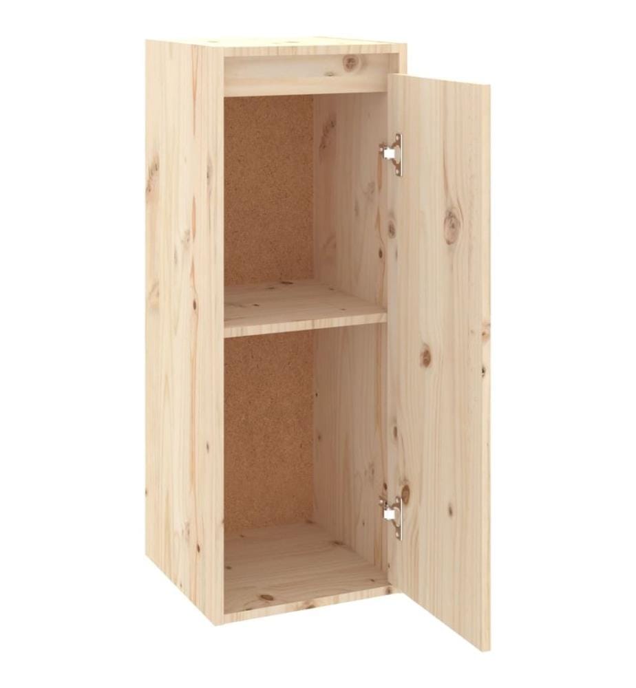 Wandschrank 30x30x80 cm Massivholz Kiefer