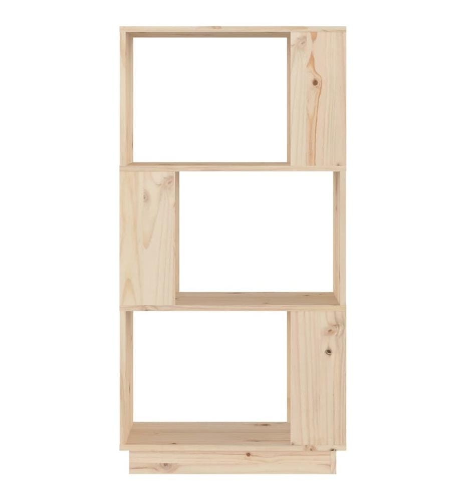 Bibliothèque/Séparateur de pièce 51x25x101 cm Pin solide