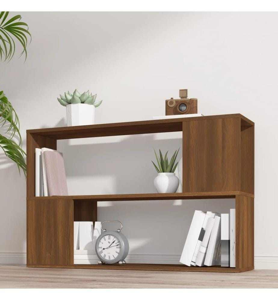 Bücherregal Braun Eichen-Optik 100x24x63 cm Holzwerkstoff