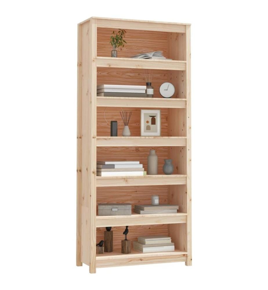 Bibliothèque 80x35x183 cm Bois de pin massif