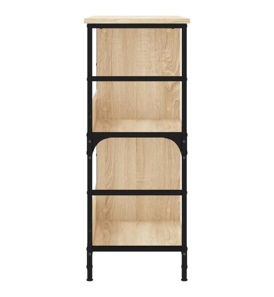 Bücherregal Sonoma-Eiche 78,5x33x82 cm Holzwerkstoff