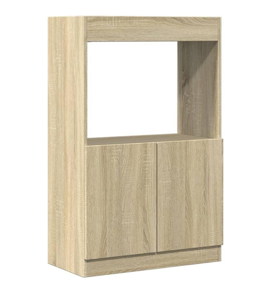 Highboard Sonoma-Eiche 63x33x100 cm Holzwerkstoff