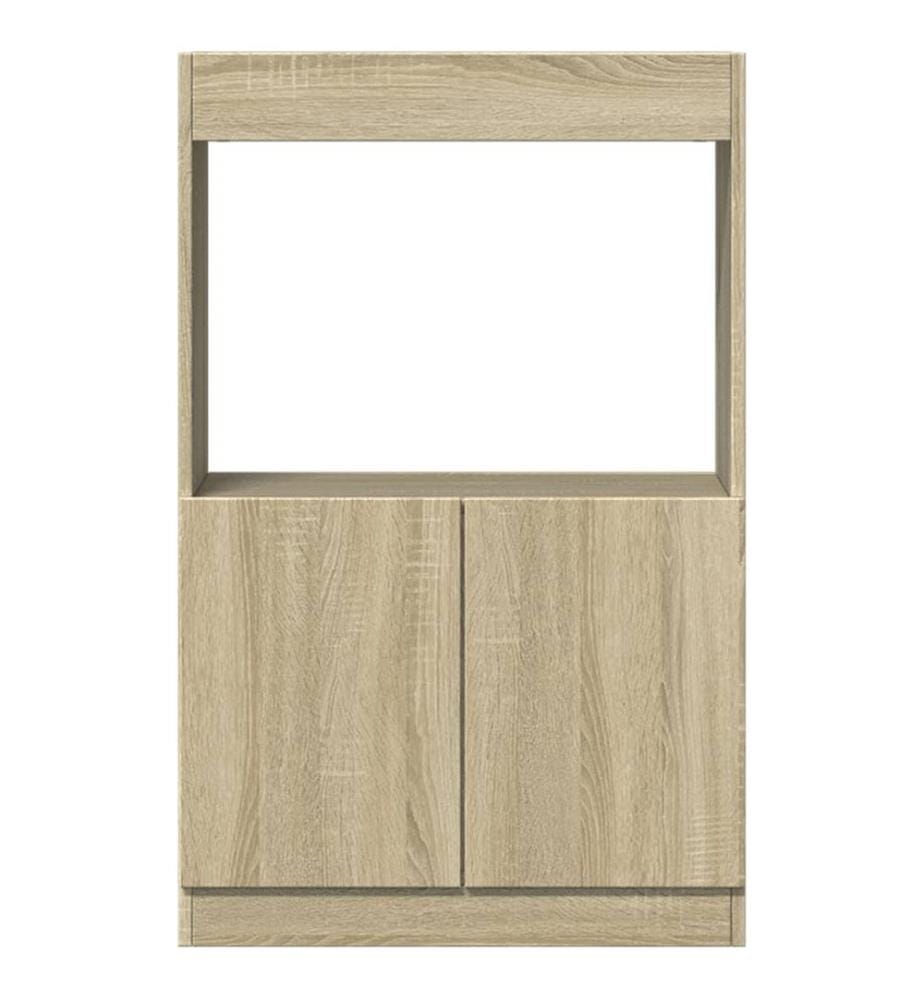 Highboard Sonoma-Eiche 63x33x100 cm Holzwerkstoff