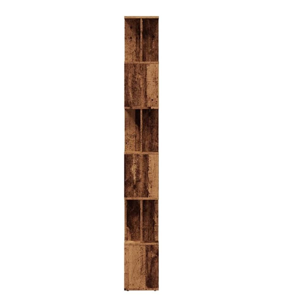 Bücherregal Altholz-Optik 80x24x192 cm Holzwerkstoff