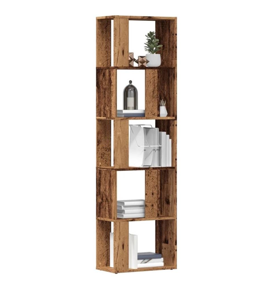 Bücherschrank Altholz-Optik 45x24x159 cm Holzwerkstoff