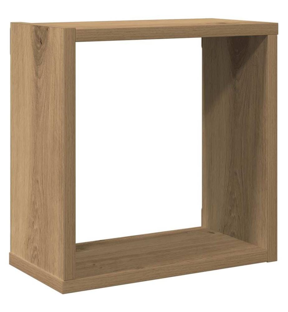Würfel-Wandregale 6 Stk. Artisan-Eiche 30x15x30 Holzwerkstoff