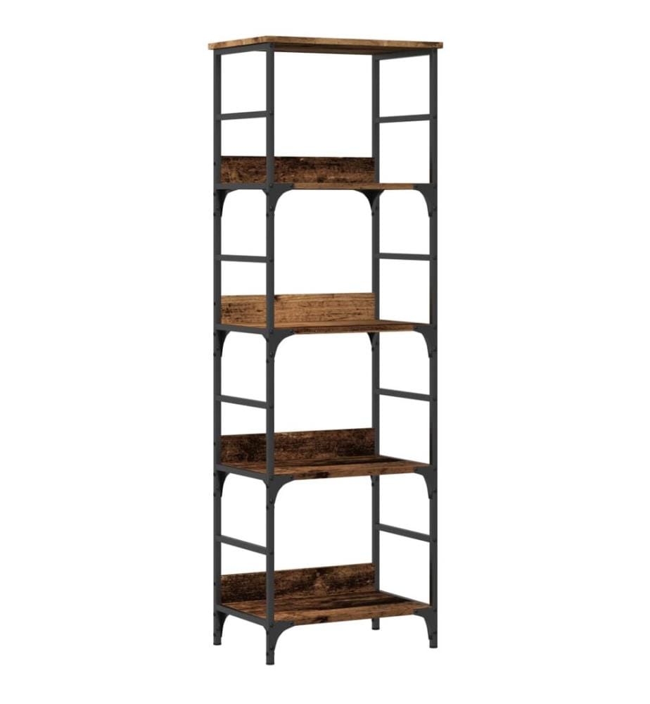 Bücherregal Altholz-Optik 50x33x153 cm Holzwerkstoff