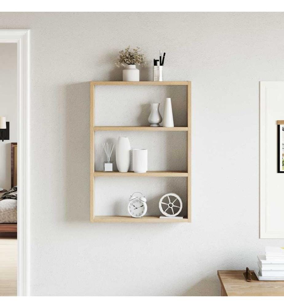 Wandregal Sonoma-Eiche 43x9x60 cm Holzwerkstoff