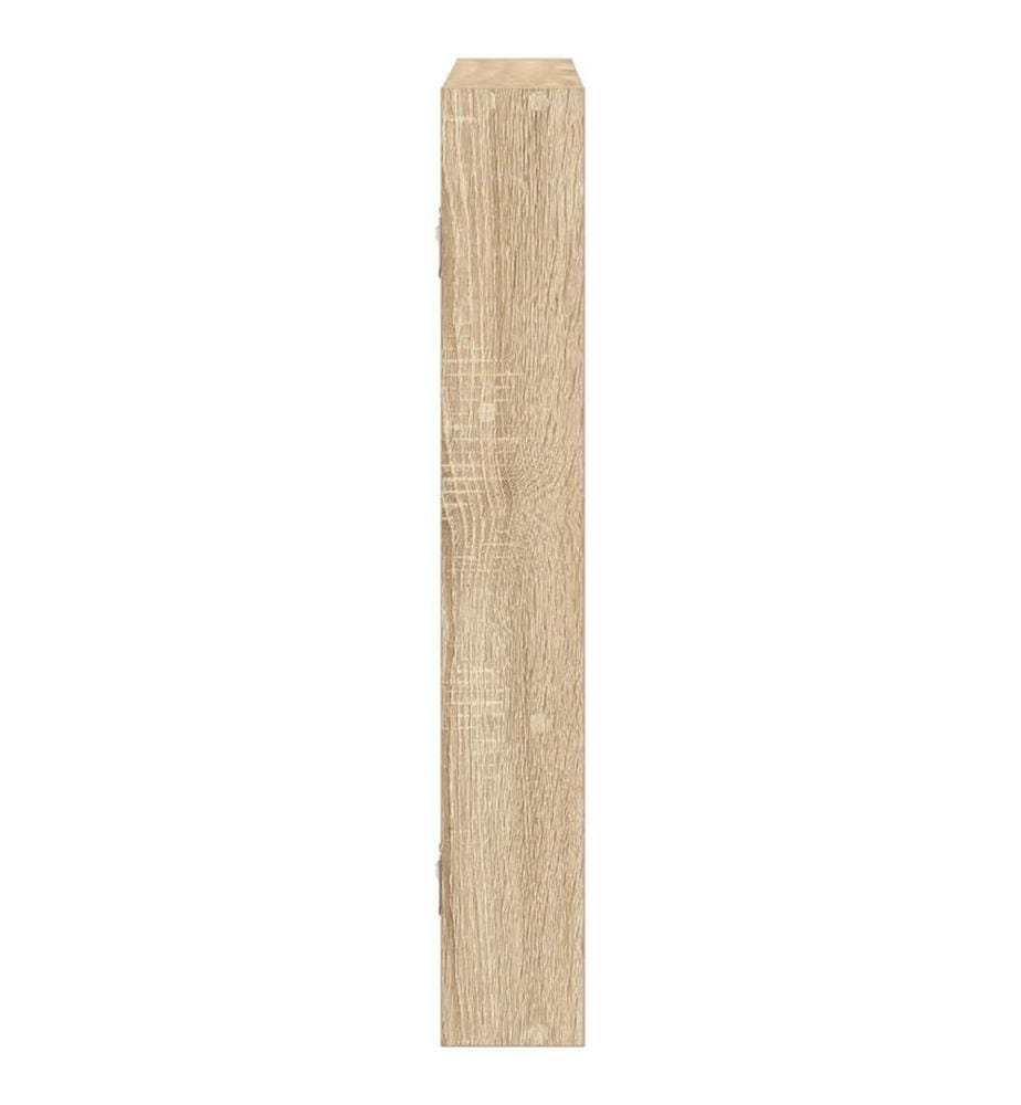 Wandregal Sonoma-Eiche 43x9x60 cm Holzwerkstoff