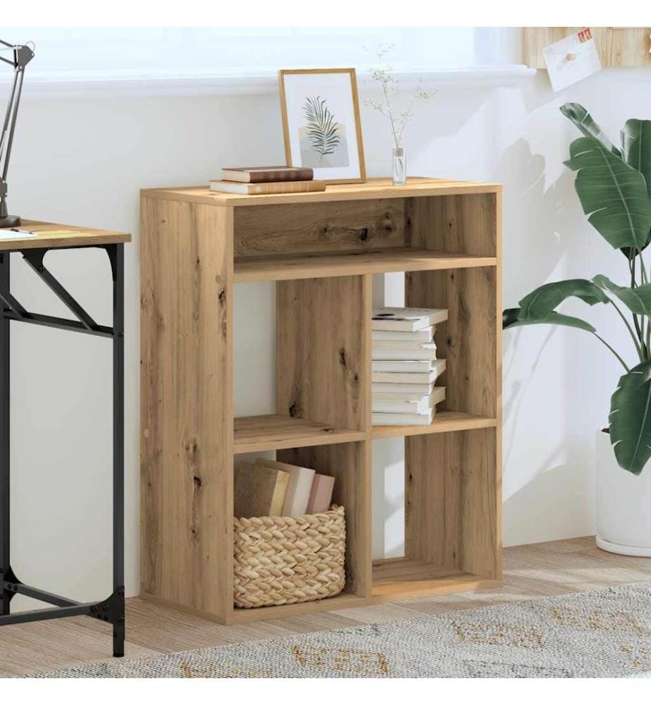 Bücherregal Artisan-Eiche 66x31x80 cm Holzwerkstoff