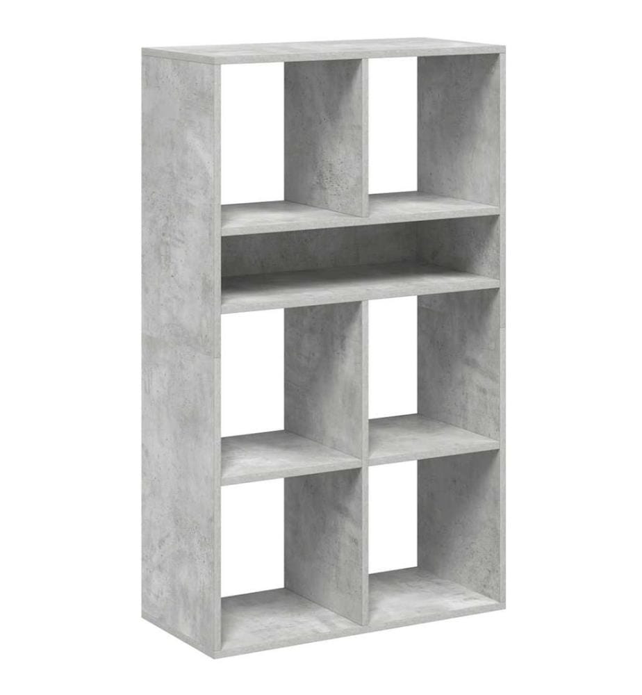 Bücherregal Betongrau 66x31x112 cm Holzwerkstoff