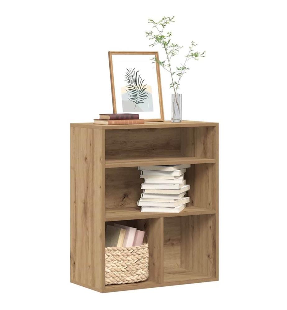 Bücherregal Artisan-Eiche 60x30x71,5 cm Holzwerkstoff