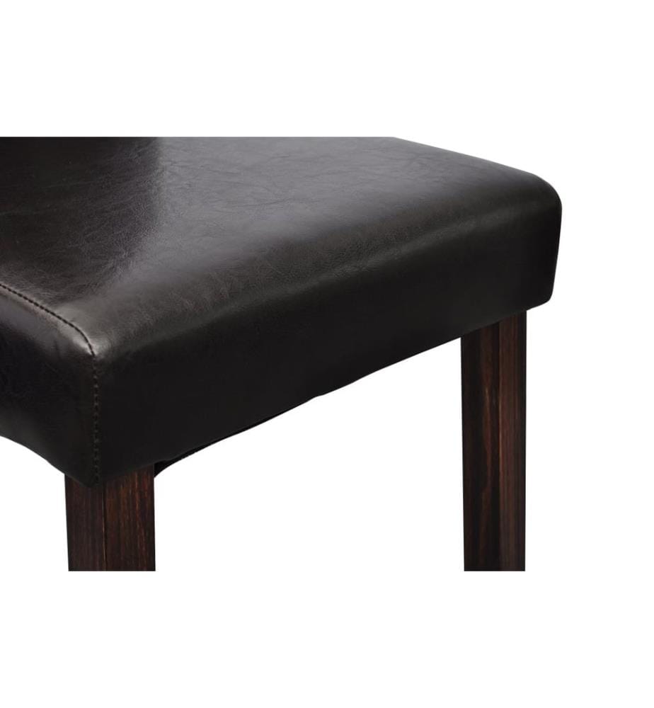 Esszimmerstühle 6 Stk. Schwarz Kunstleder