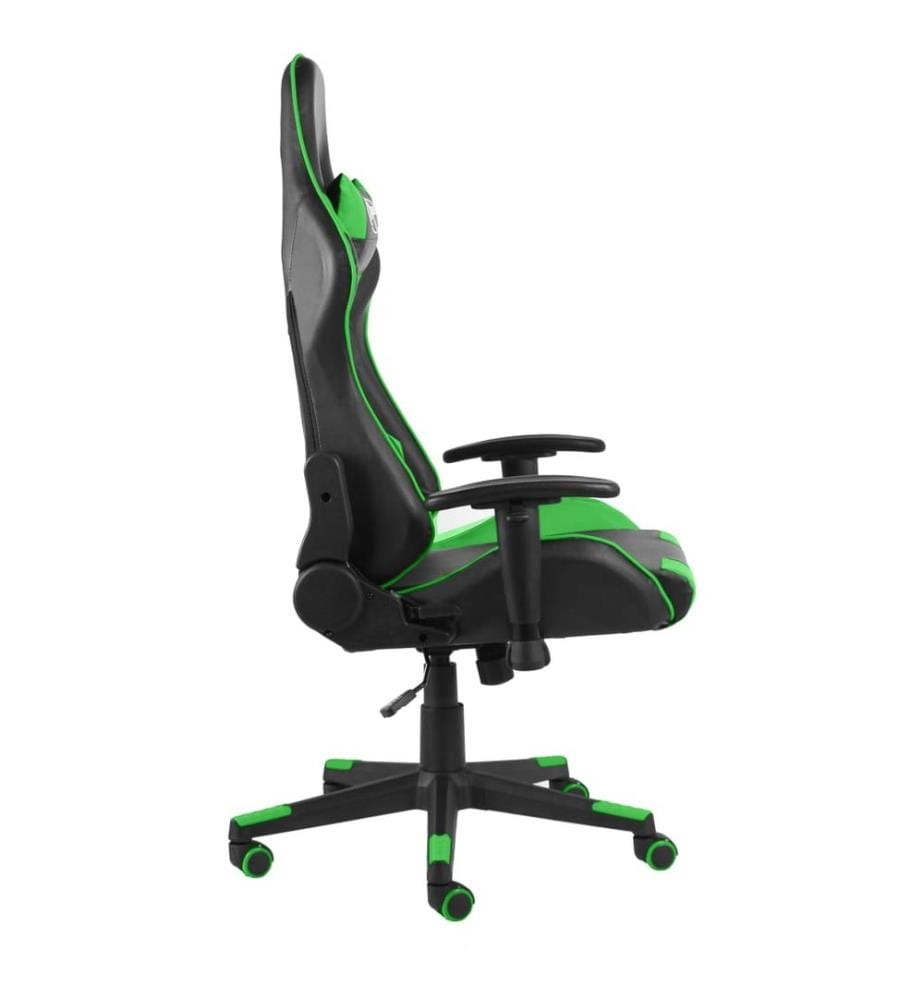 Gaming-Stuhl Drehbar Grün PVC