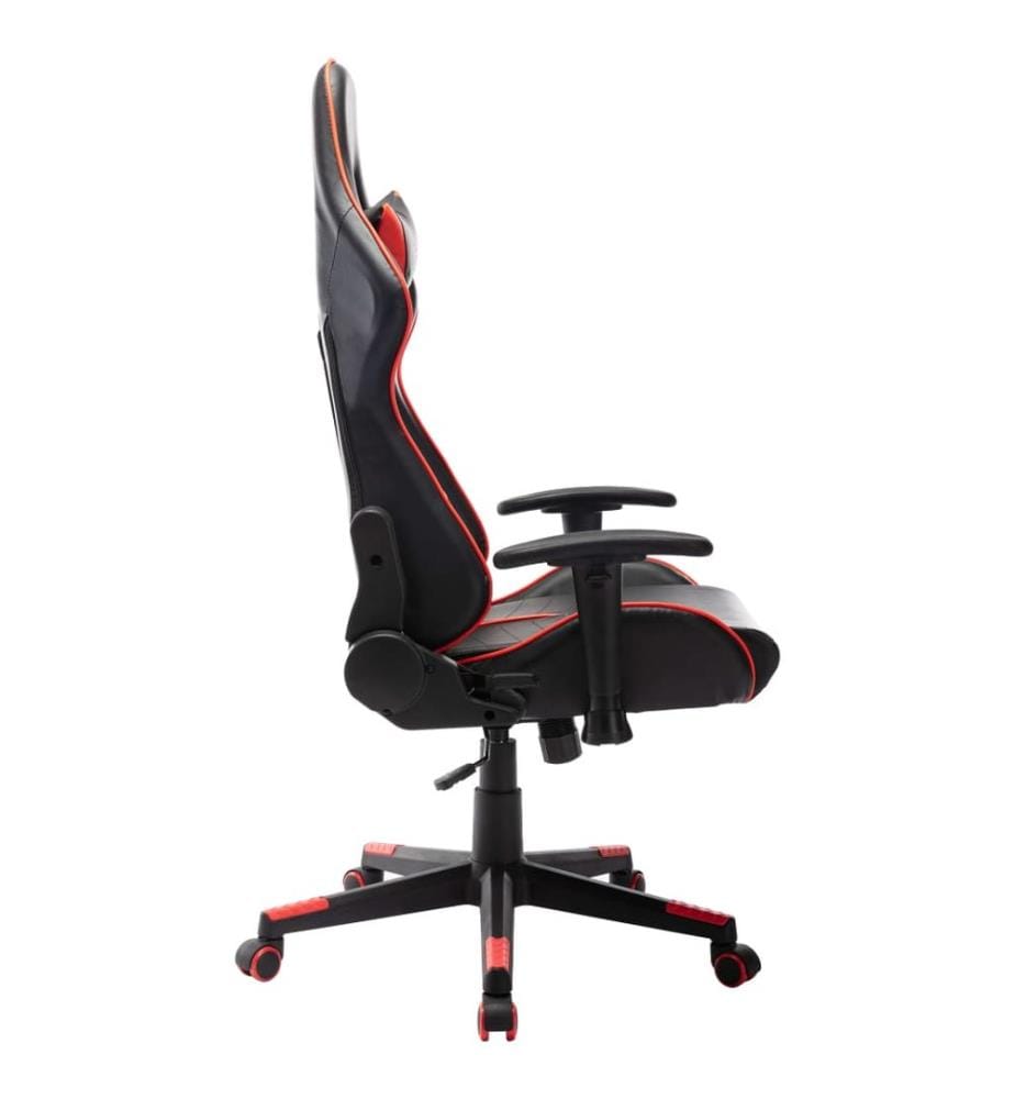 Gaming-Stuhl Schwarz und Rot Kunstleder