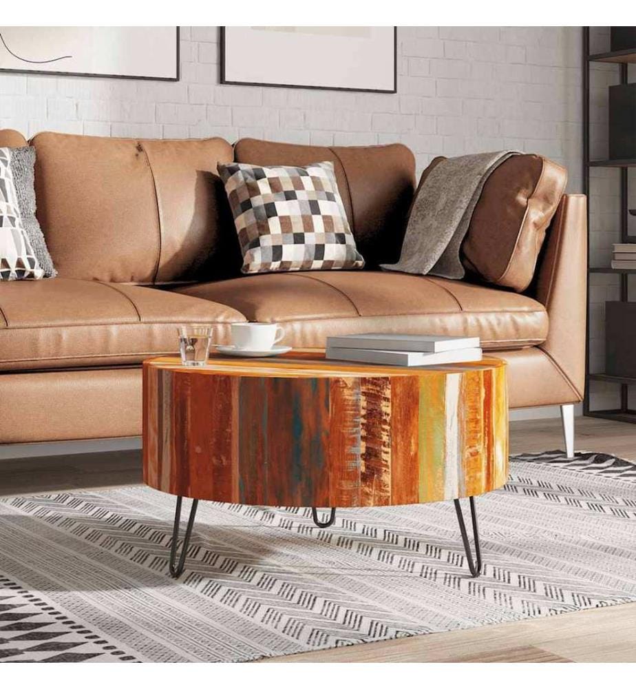 Couchtisch Altholz Massiv Rund