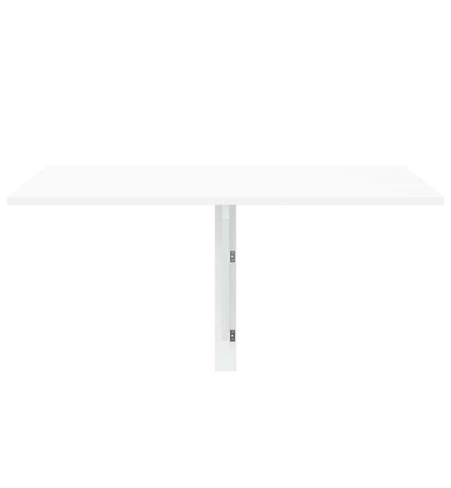 Table murale rabattable Blanc 100x60 cm
