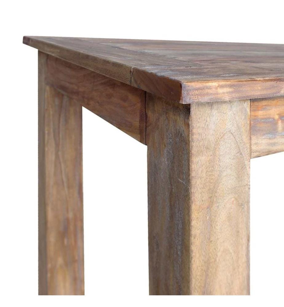 Table à manger bois d'acajou massif 120x60x77 cm