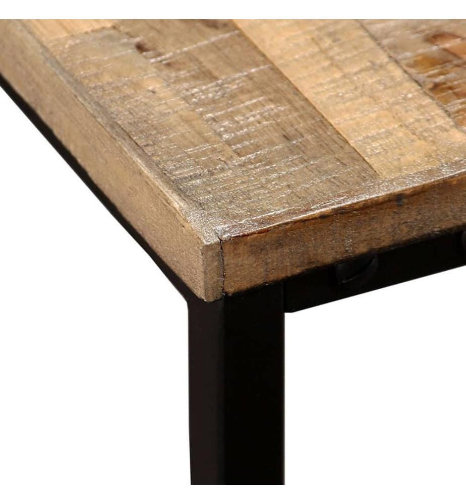 Ensemble de table basse gigogne 2 pcs Teck massif récupération